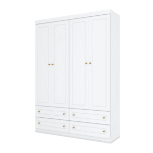 Armoire 4 portes 4 tiroirs américaine I113-05
