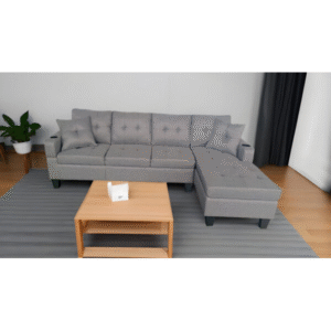 Canapé d'angle 175 x 76 x 86 cm 70 x 146 x 86 cm IB2509