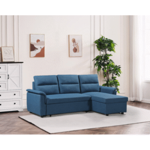 Canapé d'angle convertible - coffre 221 x 131 x 89 cm ZY2178