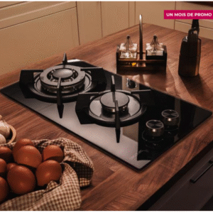 Plaque de cuisson à gaz, 2 foyers - A01_EU01_100185