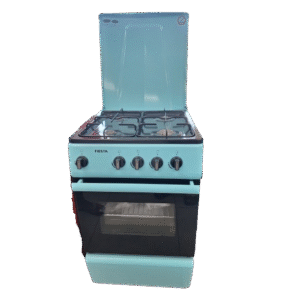Cuisinière 4 feux Fiesta 4401 Four à Gaz Bleu