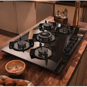 Plaque de cuisson à gaz, 5 foyers - A01_EU01_100198