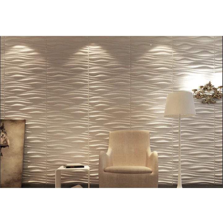 Lot de 4 Plaques murales 3D PVC - D067 – Image 2