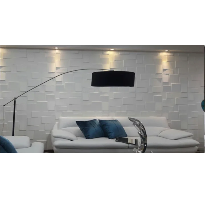 Lot de 4 Plaques murales 3D PVC - D067 – Image 3