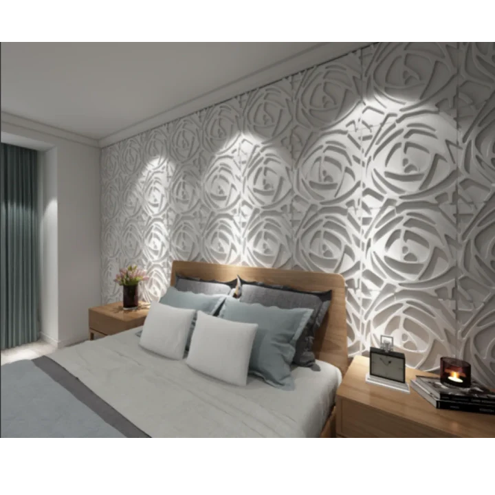 Lot de 4 Plaques murales 3D PVC - D067 – Image 5