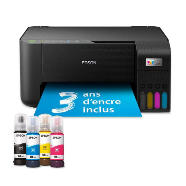 Imprimante Multifonction Epson EcoTank ET-2860 3-en-1 (USB / Wi-Fi) – Image 2