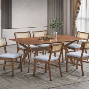 Tables avec 6 chaises / TABLERAFFLES Table : 900x1800 mm Chaise: 470x480x835 mm