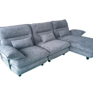 Canapé d'angle avec support métal / H-8816LIGHTGREY 302 X 174/103 X 100 cm