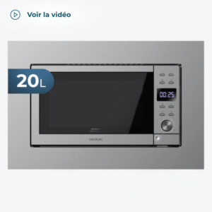 Micro-ondes encastrable GrandHeat 2000 Built-In Steel Black -1380