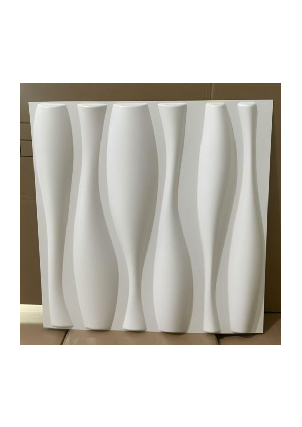 Plaques murales 3D PVC / D026 Vendu en lot de 4 plaques PVC de 50 x 50 cm Les plaques murales 3D en PVC combinent esthétique, fonctionnalité et simplicité d'installation, ce qui en fait un choix pratique pour de nombreux espaces ! Fabriqué à partir de matériau polystyrène (un thermoplastique transparent, blanc expansé, amorphe et semi-cristallin) **Grâce à la technologie moderne de pressage du polystyrène, vous pouvez décorer la pièce avec un effet 3D unique. C'est une excellente décoration pour les clients qui souhaitent réaménager leur propre salle de jeux, leur mur de télévision ou même le plafond de leur chambre. C'est une déco design universelle pour la maison ! Les panneaux 3D peuvent être peints avec des peintures acryliques et au latex. (couleurs naturelles - sans solvant - sans solvant - sans diluant) Un panneau mural a les dimensions de 50x50cm, ce qui correspond à 0,25 mètre carré. 4 pièces = 1 mètre carré ! (différence de 1 à 2 mm possible - le matériau est donc très flexible !)