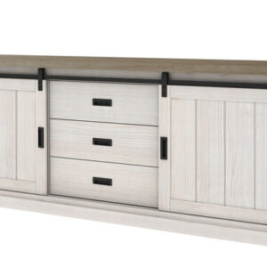 Buffet GEORGETOWN Fabriqué en Indonésie Structure MDF de très bonne qualité 220x44x84,4cm