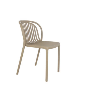 Chaise / PP-879GR03 Structure en polypropylène DIMENSIONS : L57.5*W49*H78CM, Caractéristiques supplémentaires : protection UV