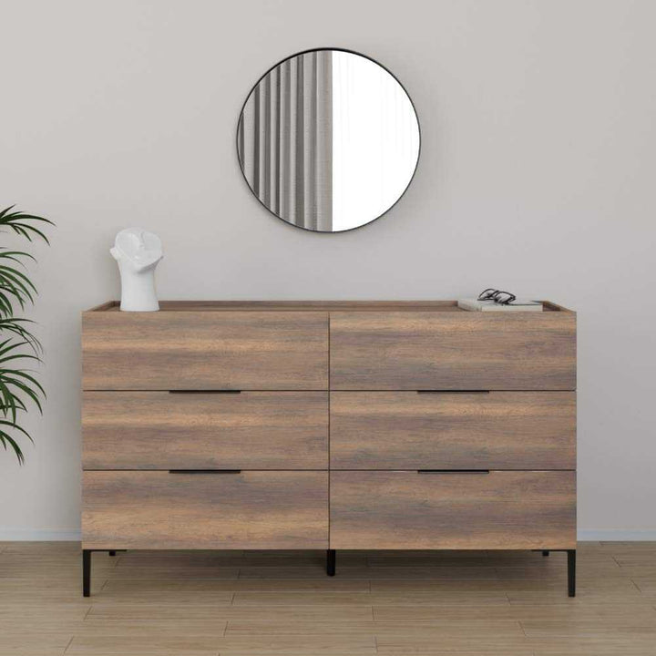 Commode 6 tiroirs / SFN-1760-OO-1 140x81x44 см (SANS MIROIR)