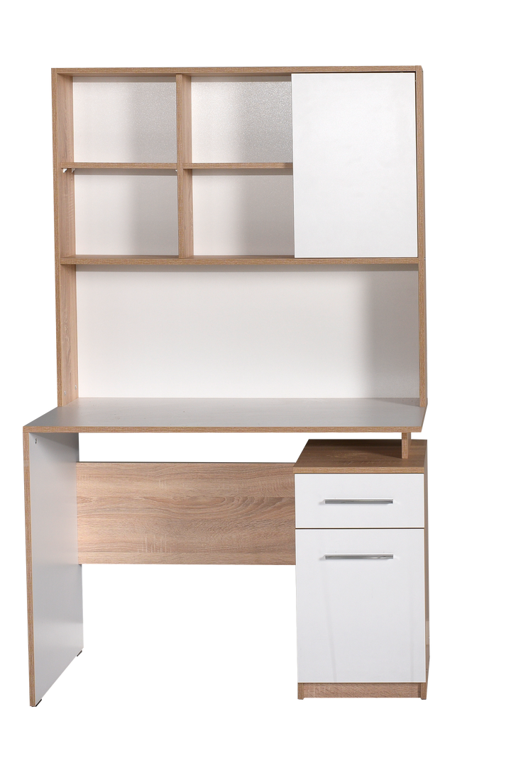 Bureau avec tiroir et porte coulissante - CMU-722-SD-1 – Image 4