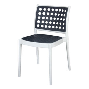 Chaise / PP-912GR12 Structure en polypropylène DIMENSIONS : 53.8*47.5*79.5CM Caractéristiques supplémentaires : protection UV