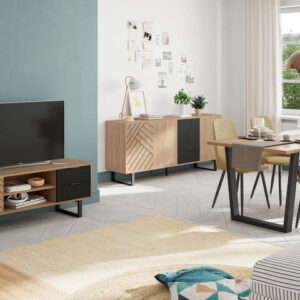 Meuble TV MADONA / 16234 L.140 x H.51,5 x l.40 cm