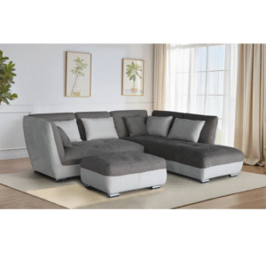 Canapé avec ottoman - V1111RIGHT