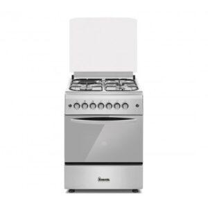 Gazinière 4 feux mixtes Eversteel F6B31E6-FMI four électrique Inox