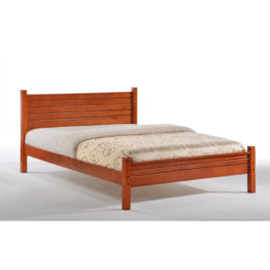 Lit 140x190cm en Bois d'Hévéa - Lala