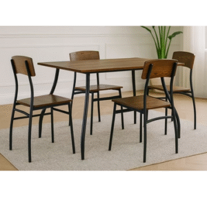 Table à Manger avec 4 Chaises - LY-N1422