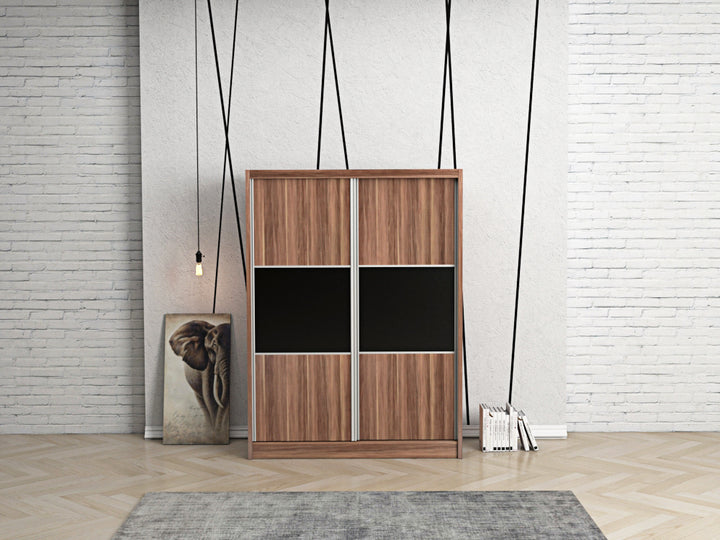 Chambre complète 2 places VIDO Chambre composée de: Lit 140x190 (VD QB00127) 1 chevets (VD NT0014-MP) Coiffeuse (VD DT0017-MP) Armoire coulissante (VD WR0016-MP) Dimensions: Lit : L1470 X W2030 X H1000 Chevet: L400 X W350 X H450 Coiffeuse : L700 X W360 X H1735 Armoire: L1500 X W580 X H2020 – Image 6