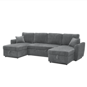 Canapé convertible gris / YL-93163UGREY
