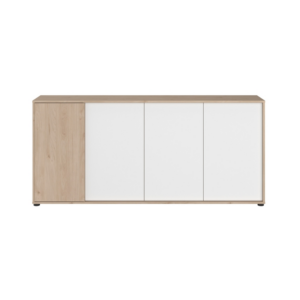 Buffet EWEN 3 portes Jackson Oak/Noir 0302EN3P