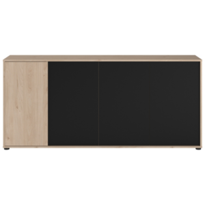 Buffet EWEN 4 portes Jackson Oak/Noir