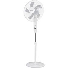 Ventilateur sur pieds ronds - 40cm - 13" INCH - avec télécommande - Blanc - ESF3169C(B008)