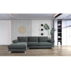 Salon angle kaveah gris