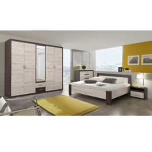 Chambre a coucher 1600x200 lena lit+2tdc+commode