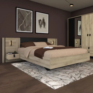 Lit KIERAN 160x200 cm avec sommier