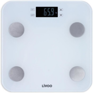 Pèse-personne 180kg LIVOO Blanc DOM427W