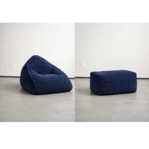 Fauteuil avec repose pied / 028DARKBLUE