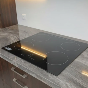 Plaque encastrable NEOLUX 4 feux induction touche Control 9 niveaux de puissance Noir Vitrée ALP-IM74