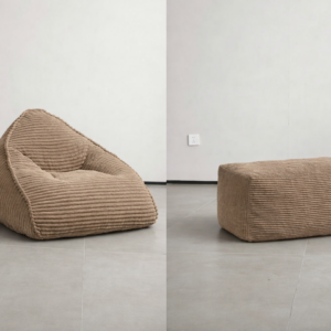 Fauteuil avec repose pied / 028BROWN