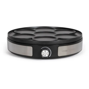 Crêpière réversible 1 crêpe ou 7 mini crêpes 1500W LIVOO antiadhésive DOP247