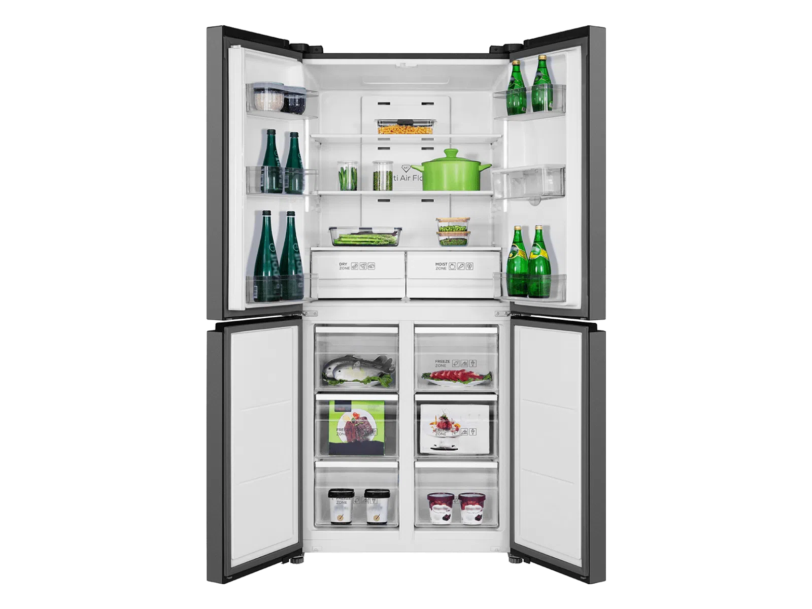 Réfrigérateur américain 466L TCL RP466CSE1 Gris foncé – Image 4