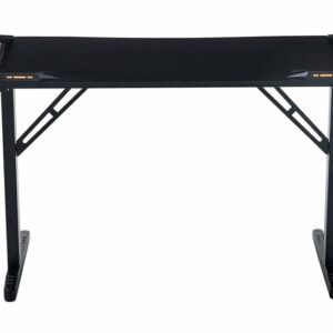 Bureau Gaming / T-01 Structure en acier coloris noir. Plateau en panneau de particules mélaminé, surface antidérapante Dimensions : 120x60xH75cm