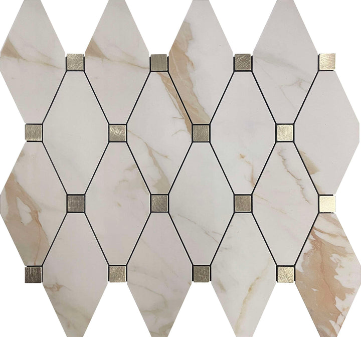 Mosaïque adhésive / MOS-JS-010-1 Dimension pour 1 feuille: 300*257*3mm Apportez une touche moderne à vos murs avec ces carreaux autocollants au design 3D élégant. Effet pierre réaliste Design en forme irrégulière avec texture brillante effet marbre Apporte un look raffiné aux cuisines et salles de bains Facile à installer Dos autocollant : se pose directement sur les surfaces lisses et sèches Aucune colle ni outil nécessaire Polyvalent Parfait pour crédence de cuisine, murs de douche, plans de travail Convient également à la décoration de meubles Résistant et facile à nettoyer Matériaux durables, imperméables et anti-moisissure Se nettoie facilement avec un chiffon humide