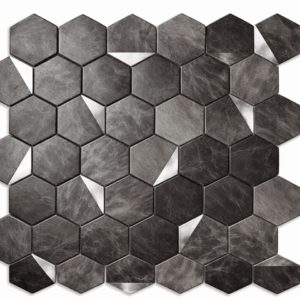 Mosaïque adhésive / MOS-JS-028-2 Dimension pour 1 feuille: 296'298*3 mm Apportez une touche moderne à vos murs avec ces carreaux autocollants au design 3D élégant. Effet pierre réaliste Design en forme irrégulière avec texture brillante effet marbre Apporte un look raffiné aux cuisines et salles de bains Facile à installer Dos autocollant : se pose directement sur les surfaces lisses et sèches Aucune colle ni outil nécessaire Polyvalent Parfait pour crédence de cuisine, murs de douche, plans de travail Convient également à la décoration de meubles Résistant et facile à nettoyer Matériaux durables, imperméables et anti-moisissure Se nettoie facilement avec un chiffon humide