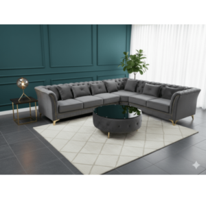 Salon angle r3067b gris