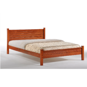 Lit 140x190cm en Bois d'Hévéa / Lala