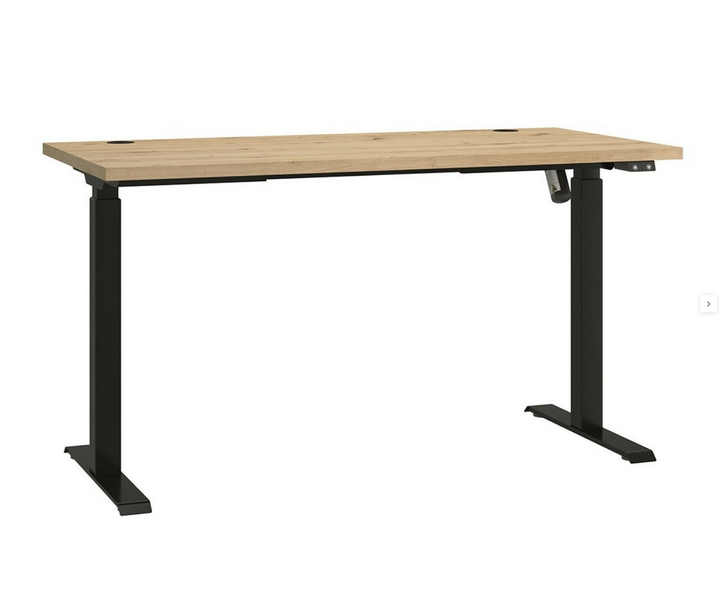 Bureau réglable en hauteur électrique / MALTA.BURKO.REG.AR Table de travail réglable en hauteur Tucson 171, Réglable en hauteur, Électrique, 73x138x67cm, Chêne Artisan, Noir mat Caractéristiques Largeur: 138 cm Origine: Union européenne Hauteur: 73 cm Profondeur: 67 cm Poids: 34.3 kg Matière principale: Stratifié Matière principale: Métal Hauteur maximale: 121 cm Type de table de travail: Réglable en hauteur Type de table de travail: Électrique L'épaisseur du plan de travail: 0.28 cm La tension: 100-240V Autre(s) matière(s): ABS Couleur: Noir mat Couleur: Chêne Artisan – Image 4
