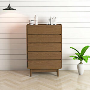 Commode 5 tiroir LIYAH / BR18 COD1823MP-SMO L790 X W390 X H1015