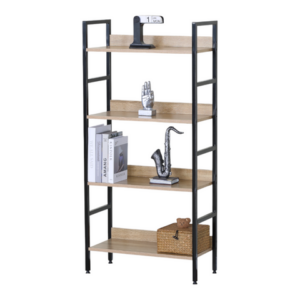 Bibliothèque / HO.BO.12743.0006 Étagère CHOPE 4S L60*H125cm L60*l27,6*H126cm Matériaux : Panneaux de particules avec finition mélaminée Pieds : Métal