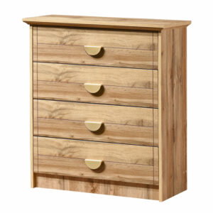 Commode WOTAN/ AF 4148 Structure en panneau de particules recouvert de papier . Dimensions : 80x40xH93cm