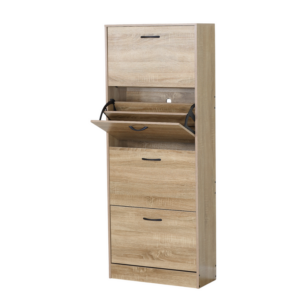 Meuble chaussure / SF.VA.12750.0020 Armoire à chaussures FLOOD 4S L60*H150cm 60*24*150cm Matériaux : Panneaux de particules + finition mélaminée