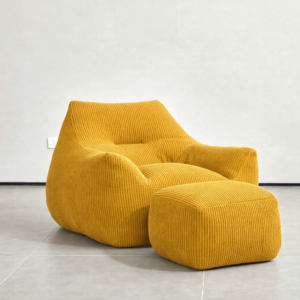 Fauteuil confort avec repose pied / 011YELLOW