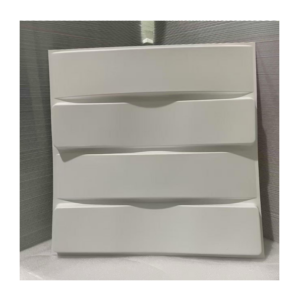 Plaques murales 3D PVC / D013 Vendu en lot de 4 plaques PVC de 50 x 50 cm Les plaques murales 3D en PVC combinent esthétique, fonctionnalité et simplicité d'installation, ce qui en fait un choix pratique pour de nombreux espaces ! Fabriqué à partir de matériau polystyrène (un thermoplastique transparent, blanc expansé, amorphe et semi-cristallin) **Grâce à la technologie moderne de pressage du polystyrène, vous pouvez décorer la pièce avec un effet 3D unique. C'est une excellente décoration pour les clients qui souhaitent réaménager leur propre salle de jeux, leur mur de télévision ou même le plafond de leur chambre. C'est une déco design universelle pour la maison ! Les panneaux 3D peuvent être peints avec des peintures acryliques et au latex. (couleurs naturelles - sans solvant - sans solvant - sans diluant) Un panneau mural a les dimensions de 50x50cm, ce qui correspond à 0,25 mètre carré. 4 pièces = 1 mètre carré ! (différence de 1 à 2 mm possible - le matériau est donc très flexible !)